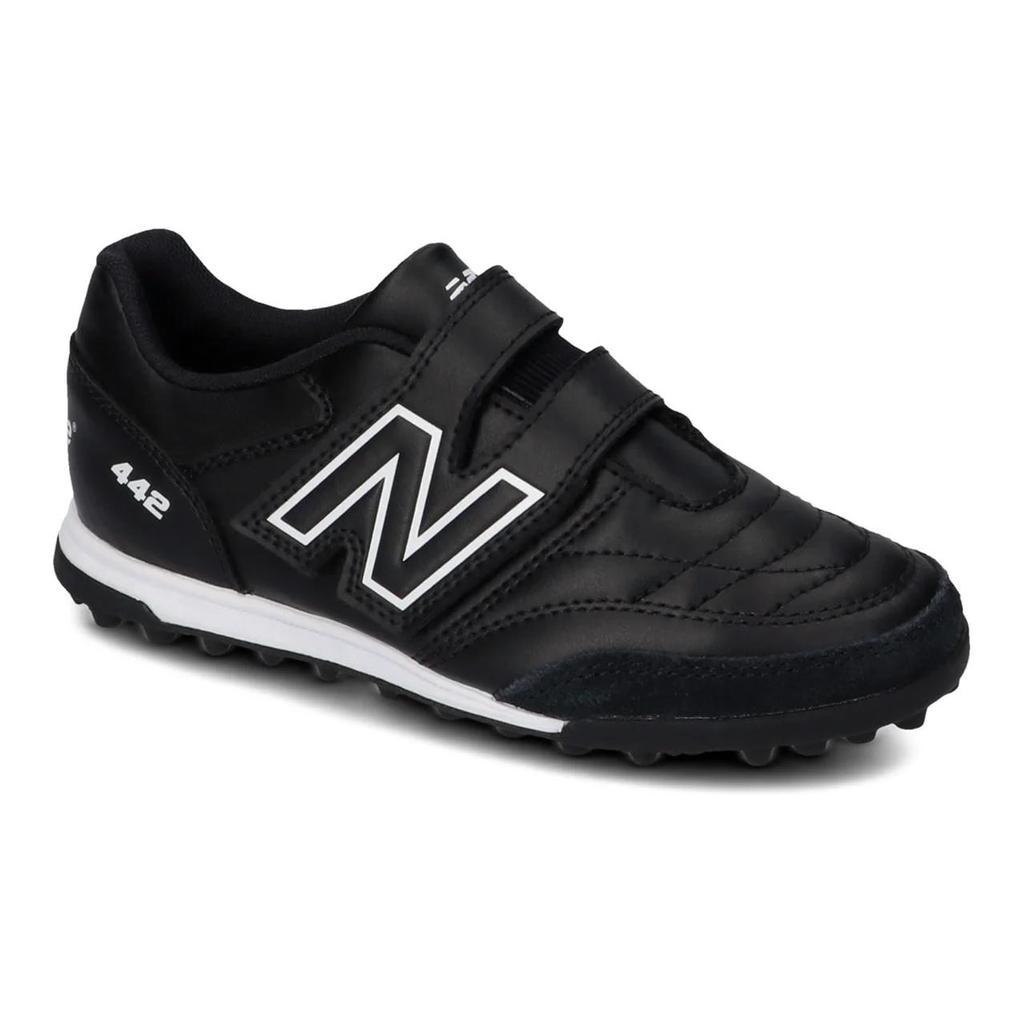 New Balance 442 V2 Team 442 JR Artificial Turf Casual Comfortable Low Top Soccer Shoes Kids sneaker Black White JS4VTBK2