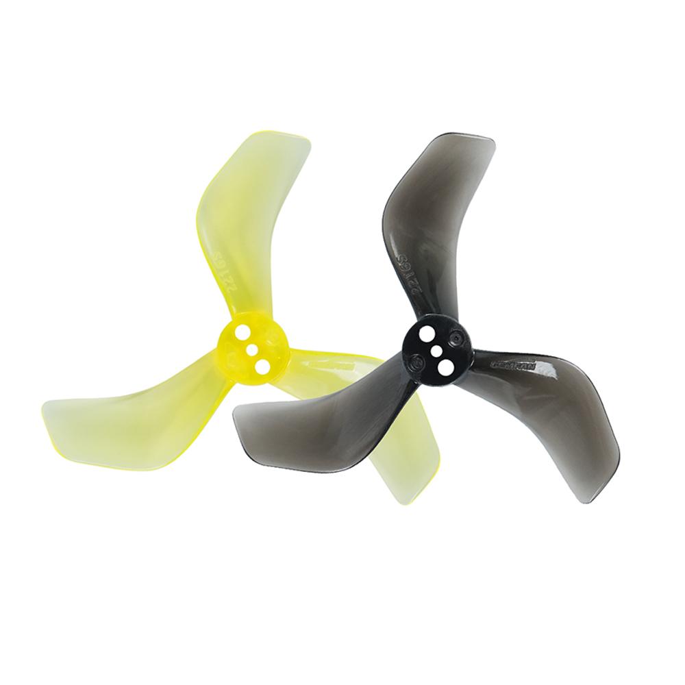 4Pairs GEMFAN 2216S-3 2.2Inch 3-blade PC Propeller 3Holes 1.5mm for DJI O4 Pro HD FPV Whoop Drone