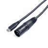 USB Type-C To 3-Pin XLRS Male To Female Connector Microphone Cable, Balanced Sound Cord for Mixers and Amplifiers