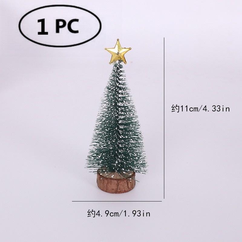 Christmas Wooden Elf Fairy Door Kit Tiny with Christmas Decoration Accessories for Mini House Furniture Christmas Decoration