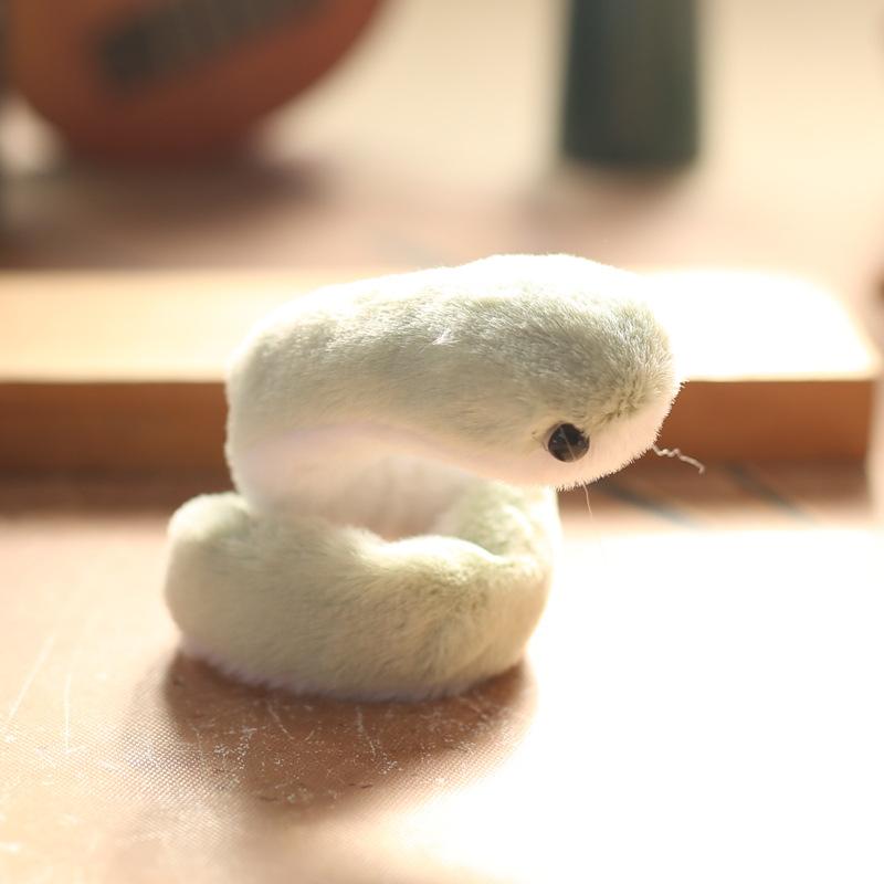Cute Little Snake Pendant Plush Toy Doll Cartoon School Bag Hanging Decoration Keychain Doll Doll