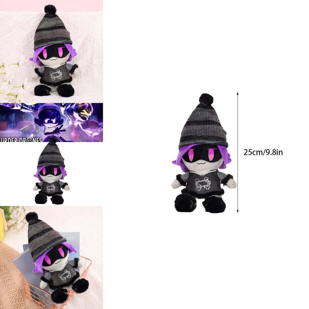 Murder Drones Uzi Plush Toy With Short Pile Fabric For Collectors And Fans