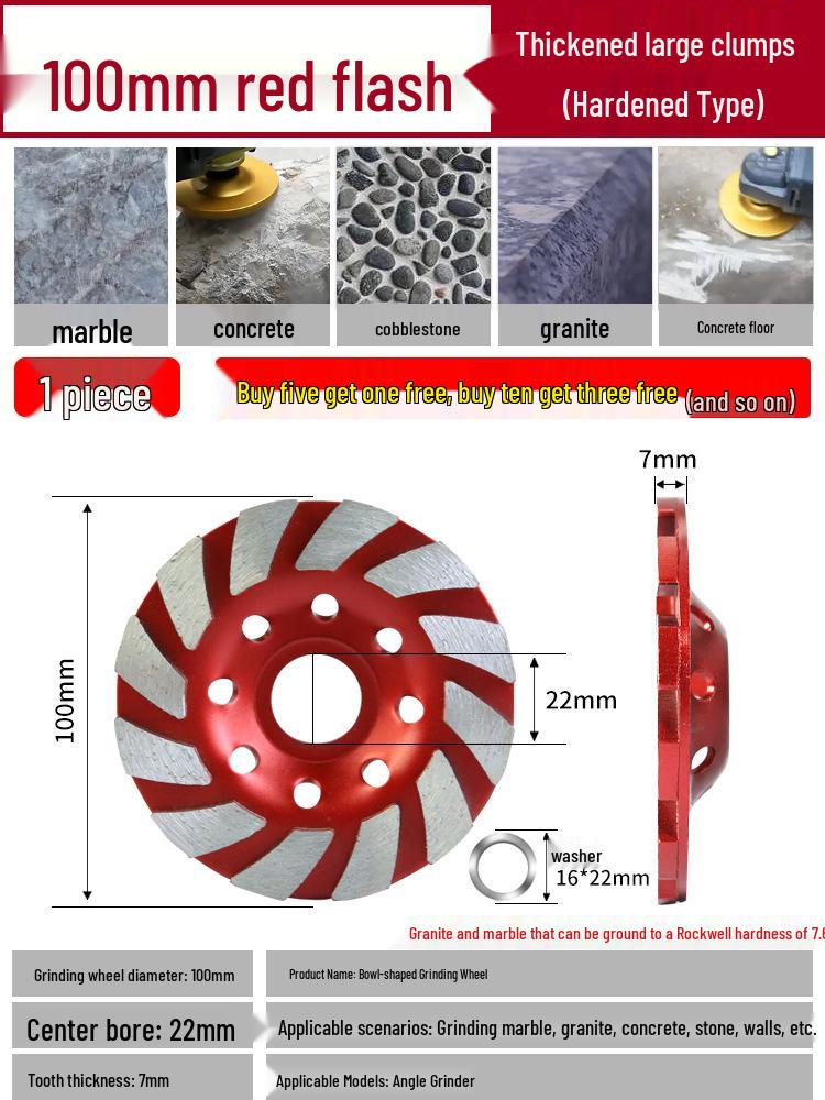 Diamond Concrete Grinding and Polishing Disc for Angle Grinders