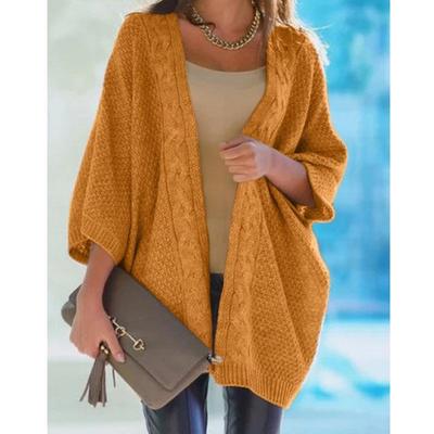Women's Batwing Sleeve Cardigan Sweater 0393 - Cross-Border 2024 Collection