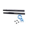 RISK Tire Valve Extender Kit Tube French Valve Stem Extension Aluminium Alloy for Road  Bike French Valve Extension