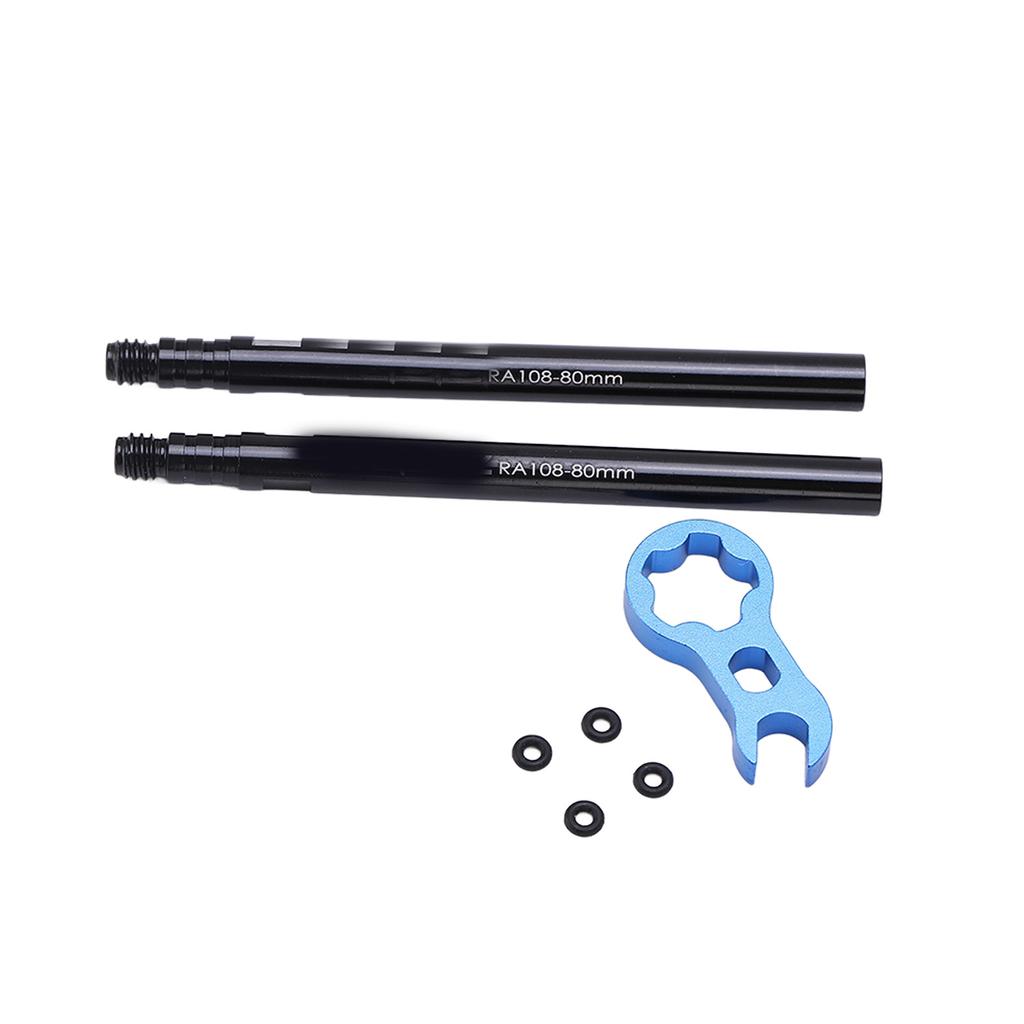 RISK Tire Valve Extender Kit Tube French Valve Stem Extension Aluminium Alloy for Road Bike French Valve Extension