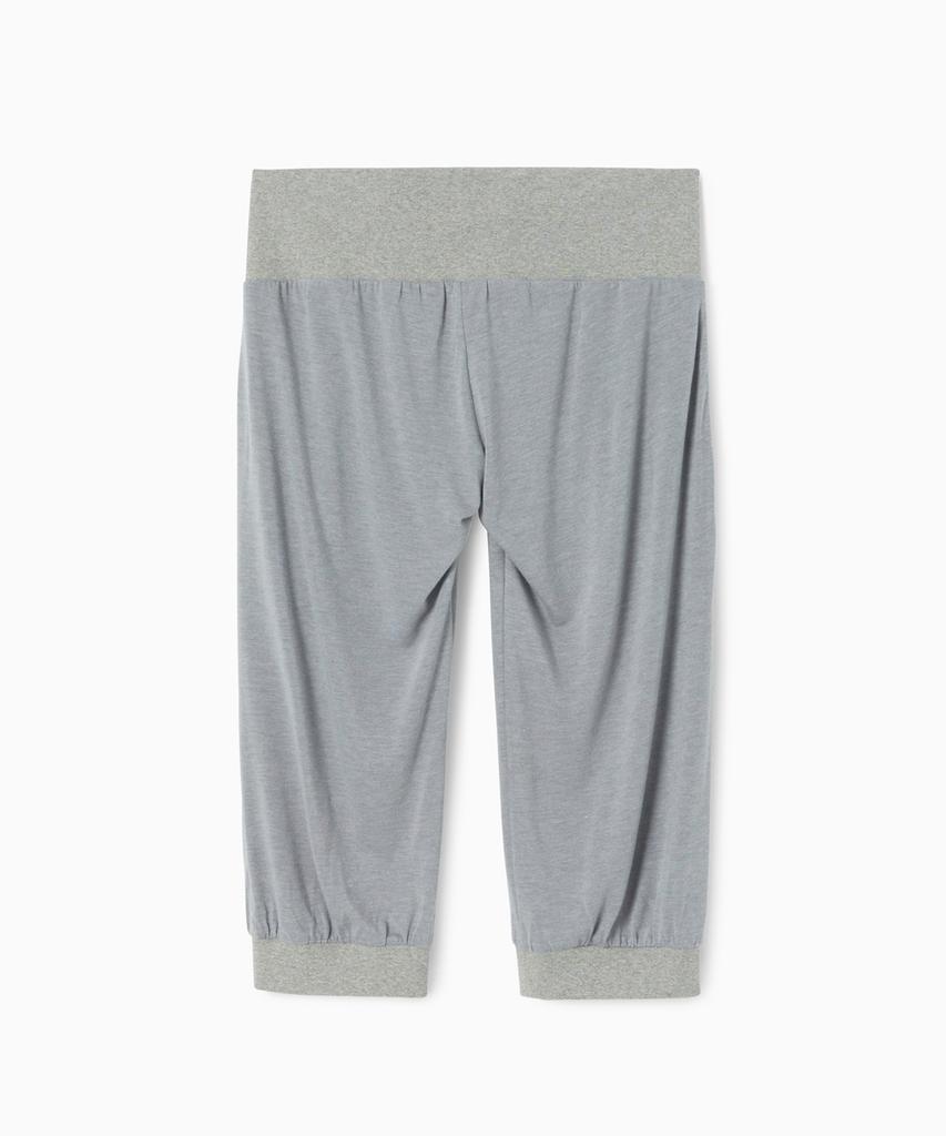 SIO Rib Trim Jersey Shorts Gray