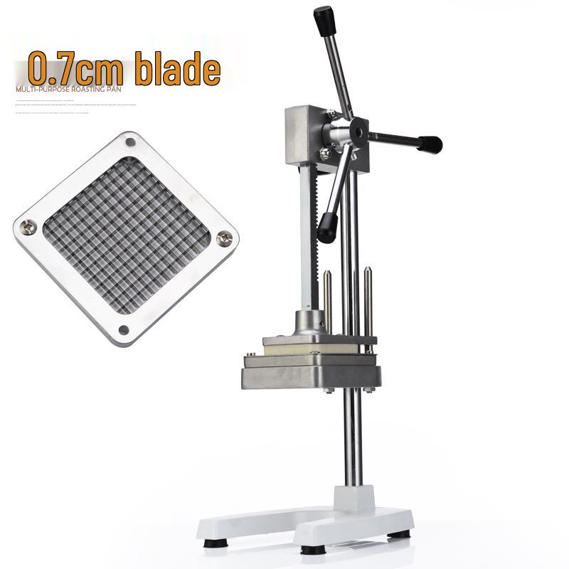 Manual Vegetable Dicer: Fries Cutter, Potato & Cucumber Slicer, Vertical Radish & Strip Slicer.
