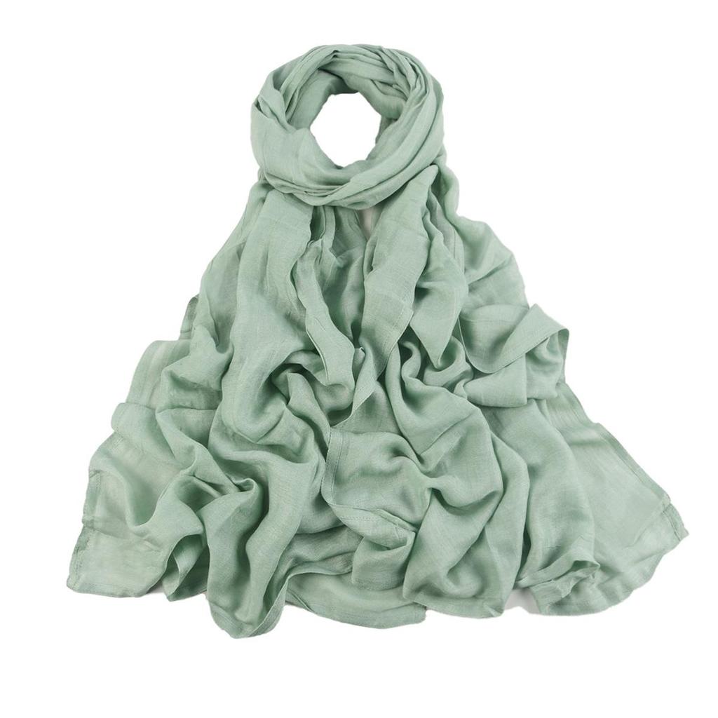 Breathable Rayon Wide-Brim Shawl & Scarf