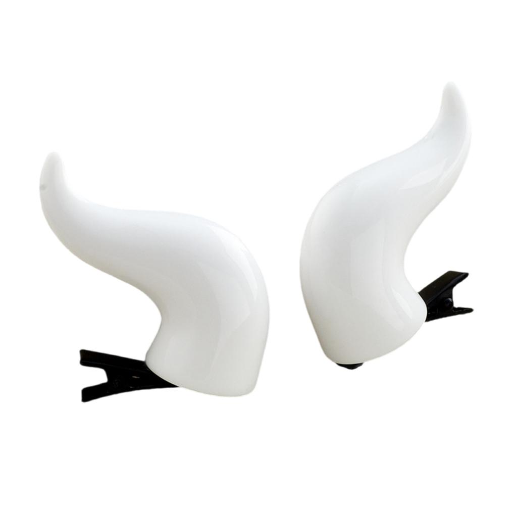 1 pár sponek do vlasů s ďábelskými rohy pro cosplay party, halloweenský kostým, rohatá sponka do vlasů, anime téma, pokrývka hlavy, maškarní pokrývka hlavy