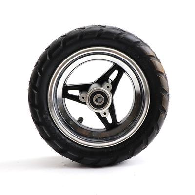 10 Zoll Rad 80/60-6 Schlauchloser Reifen Aluminium Felge mit Scheibenbremsnabe Für Curuss R10 FLJ C11/T11 Elektroroller Fahrrad Mini Kibe ATV