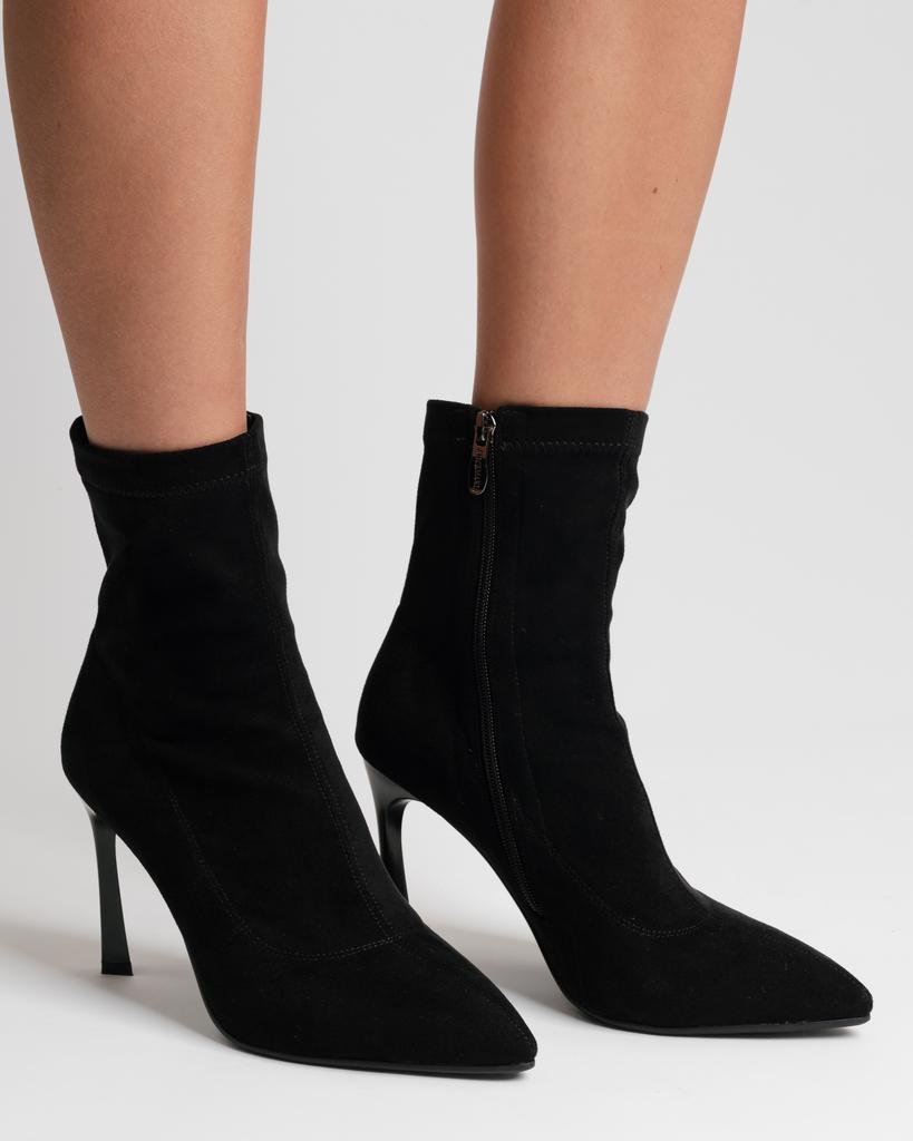 Ботильоны на шпильке Aiformaria 86709 36 черный замша велюр