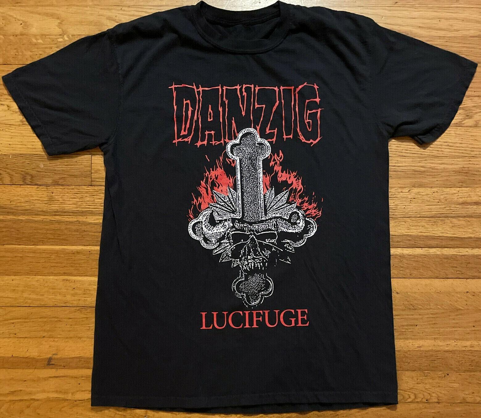 Danzig Band Short Sleeve Black All Size Unisex Shirt MC445 L
