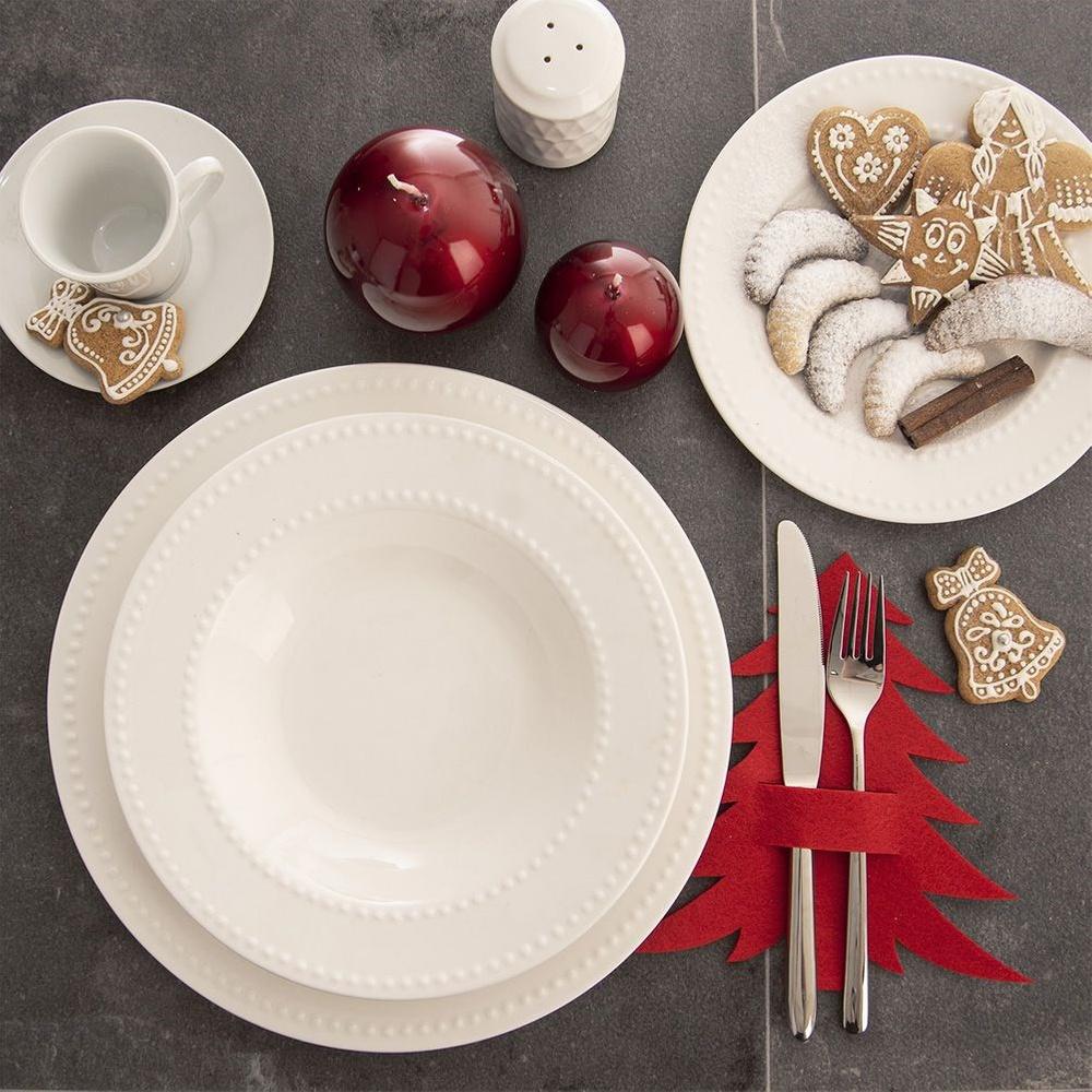 Cutlery case cover red Christmas tree 2 pcs.