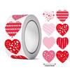 500Pcsroll Glitter Heart-Shaped Stickers For School Teacher Reward Sticker Party Gift Decor Business Labels Stationery Stickers