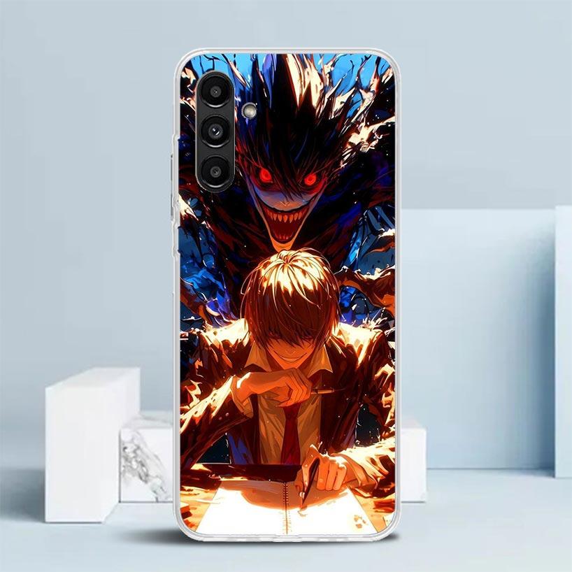 

N-Note D-Death Yagami Light Phone Case For Samsung Galaxy A17 A37 A57 A16 A15 A14 A13 A56 A55 A54 A53 A36 A35 A34 A33 A26 A25 A2 Samsung A53
