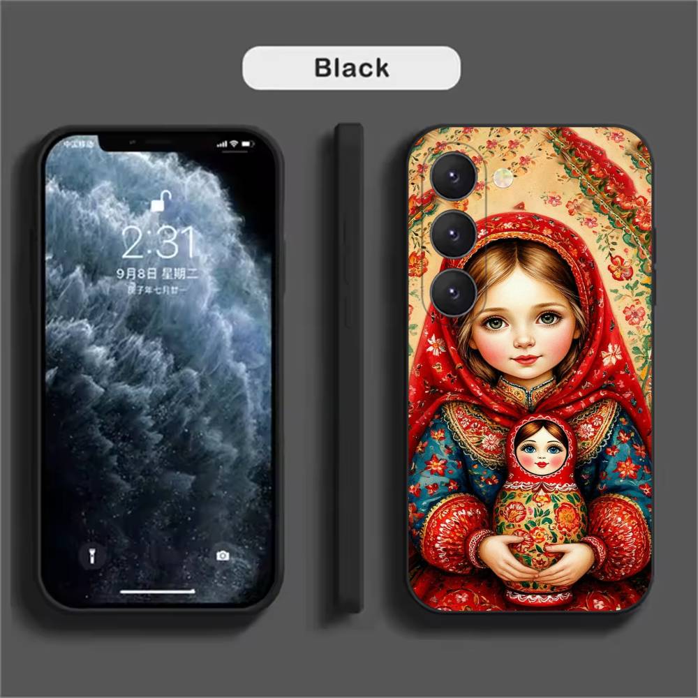 Matryoshka Art Russian  Phone Case For Samsung Galaxy A52 A42 A32 A22 A12 A02S A72 A73 A51 A41 A31 A21S A71 A40 A30S A20S