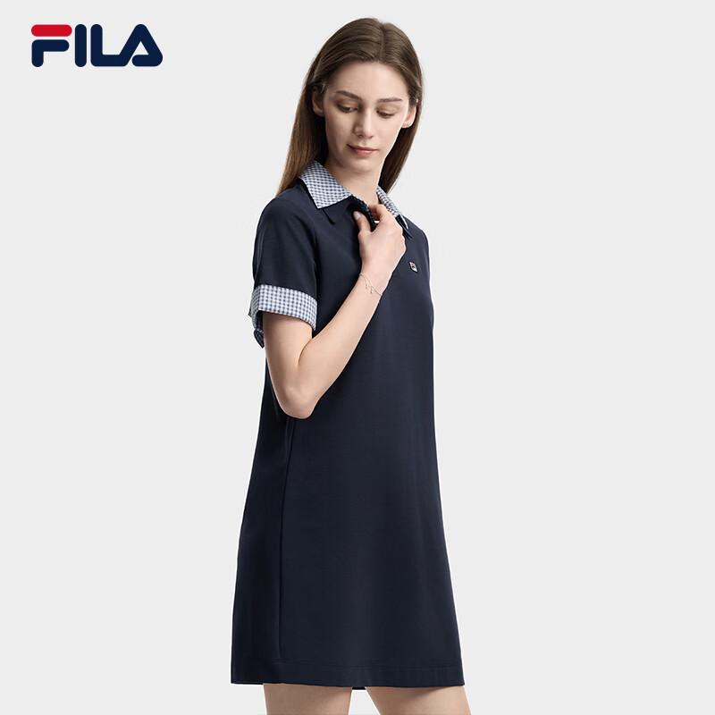 Fila Women's Plaid Polo Knit Dress