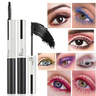 Farb-Mascara ist wasserfest und verschmiert nicht. 9-Farben-Mascara
