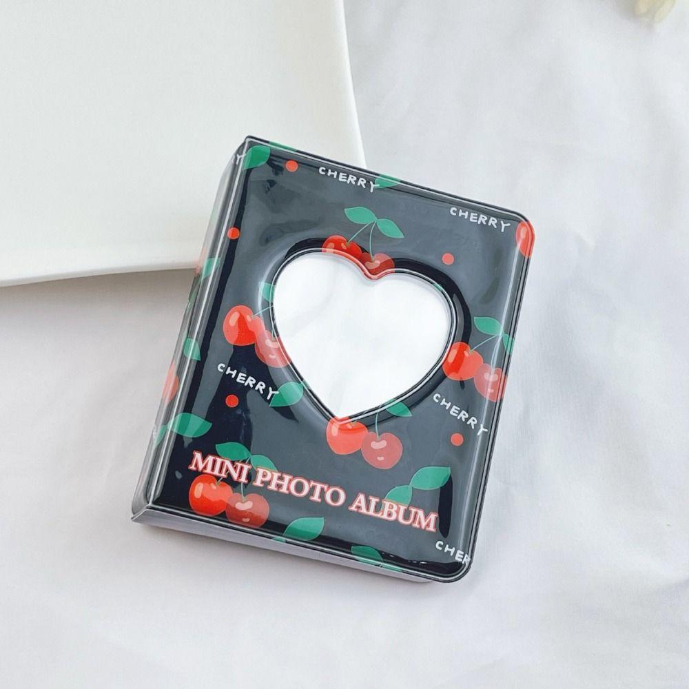 Heart-shaped Hollow Photo Album Printed Idol Album Holder INS 3 inch Photo Album  School Stationery