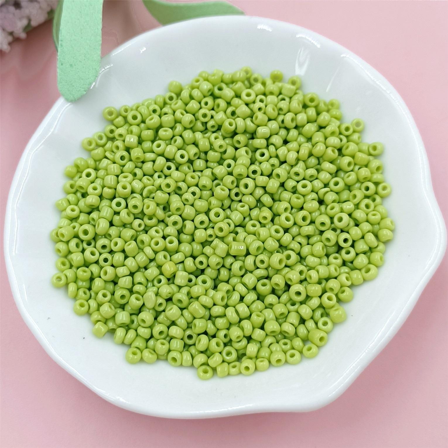 

1200 шт 2 мм ожерелье ювелирные бусины браслет изготовления DIY ремесла разделитель свободные армия зеленый