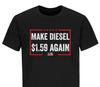 Macht Diesel wieder 1,59 Trump 2024 Politische Shirts Anti-Biden-Shirt Trump-Shirts