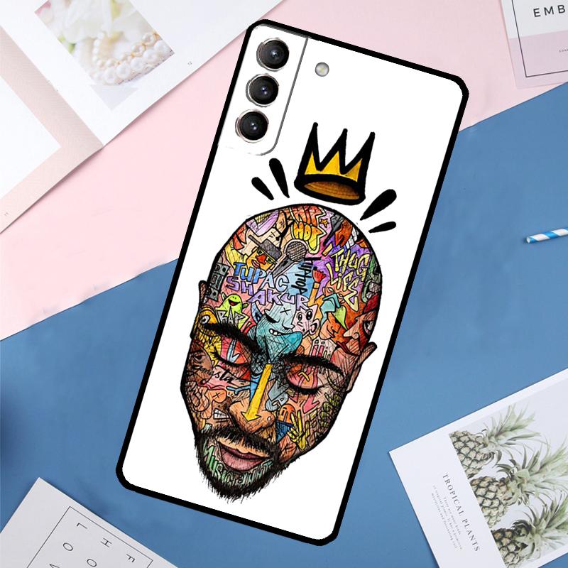 Tupac 2Pac Shakur Case For Samsung Galaxy S25 Ultra S21 S22 S24 S23 Ultra S9 S10 Plus S21 FE S25 FE Back Cover