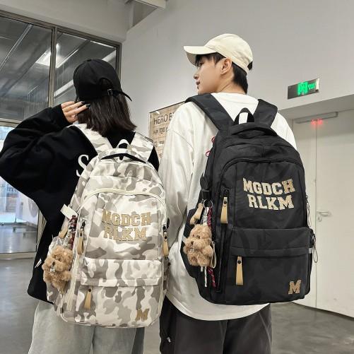 Schoolbag American camouflage tooling wind backpack trendy cool high quality air cushion model junior and high school handsome sports student training