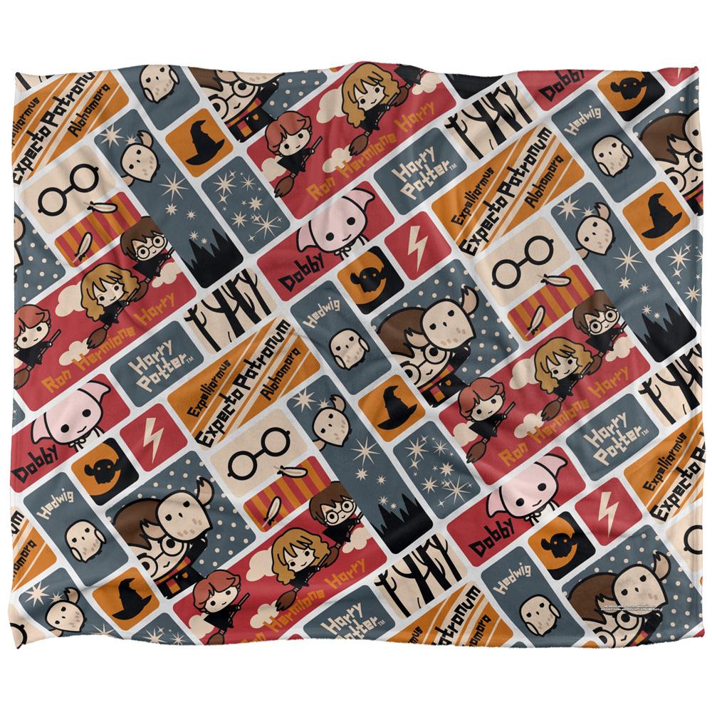 Harry Potter Chibi Characters Blanket