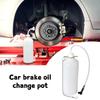 Manual Brake Bleeder Kit with 1L Brake Fluid Extractor and 60cm Hose Brake Oil Changing Tool Brake Fluid Bleeder