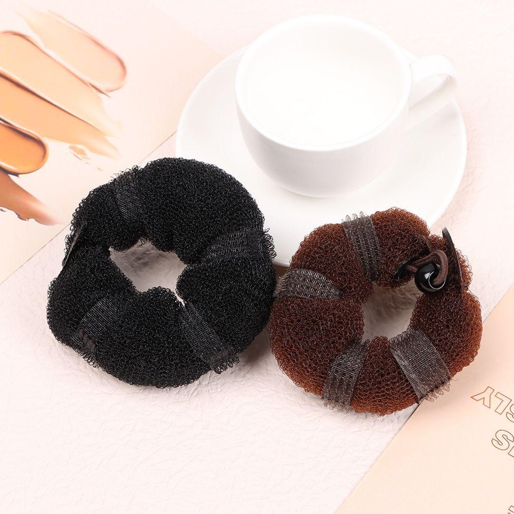 DIY Donut Hair Curler Durable Meatball head hair maker Foam Sponge Bun Shaper  Hair Styling Tools