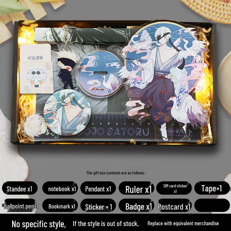 Jujutsu Kaisen Acrylic Standee Set: Gojo, Sukuna & Itadori Anime Desk Ornament Gift Box