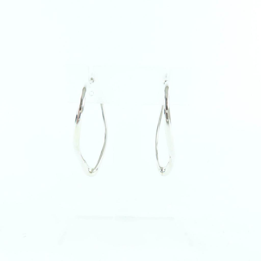 Excellent TIFFANY&Co. Pierce Open Heart Hoop Pierce, Medium Silver AG925 Women Used