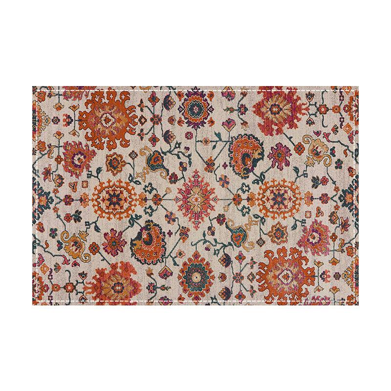 4Pcs Bohemian Floral Prints Placemats 30*45CM Linen Seasonal Spring Table Mats for Party Kitchen Wedding Dining Decoration