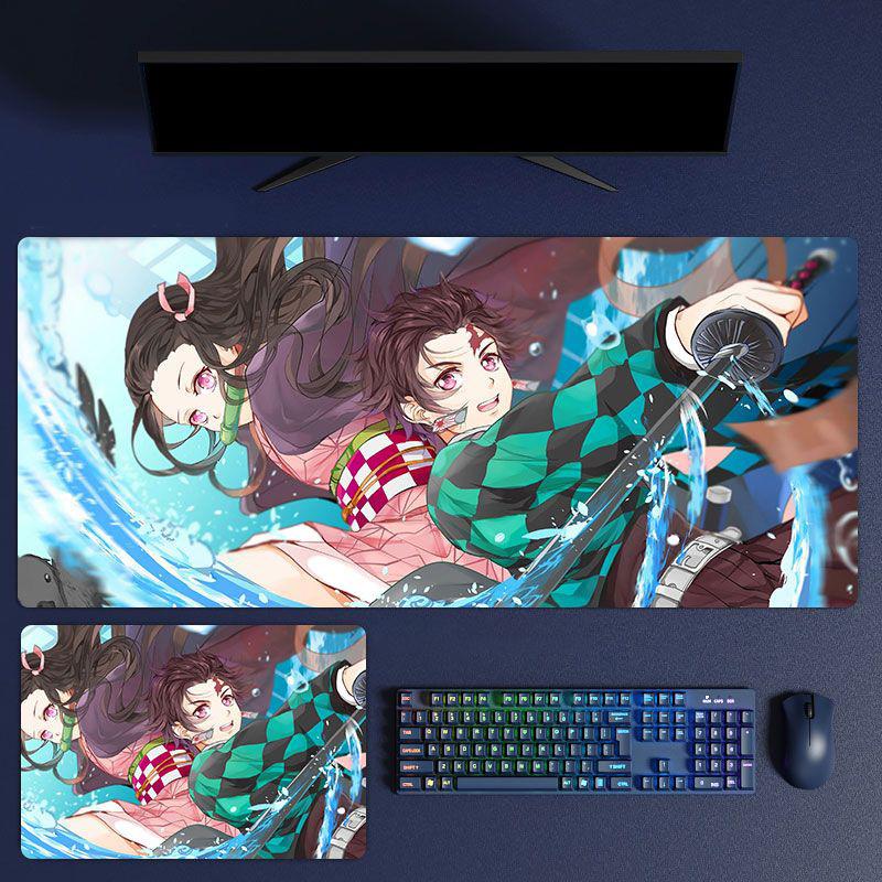 Demon Slayer Mouse Pad, Keyboard and Mouse Pad, Cheap, Exquisite, Gaming Equipment, Computer Equipment, Anime, Comics
