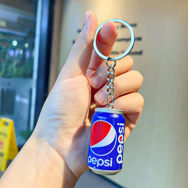 Neuer Realistischer Mini Soda Dosen Schlüsselanhänger Harz Sprite Budweiser Starbucks Accessoire