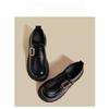 Le Fu Shoes Women's Shoes 2026 Spring/Summer New Single Shoes British Style Thick soled Small Leather Shoes