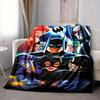 1pc Batman Blanket Lightweight Flannel Throw For Sofa, Bed, Travel, Livingroom, Office, Couch, Chair, And Bed
