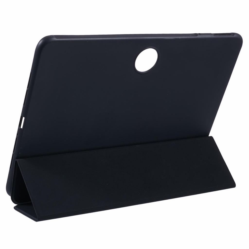 For OnePlus Pad 2 Case PU Leather+Silicone Tri-Fold Stand Tablet Cover