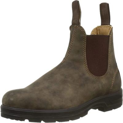 Męskie Skórzane Botki Casual Wsuwane Formalne Oksfordki Botki Vintage Buty dla Pary Klasyczne Męskie Botki Chelsea Czarne Casualowe Botki Vintage