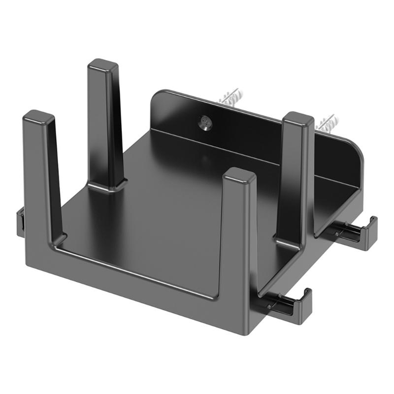 Universal Wall Mount Shelf For Routers Modems TVs Boxes Holds Devices Up To 45mm Thick With Cable Management Hooks