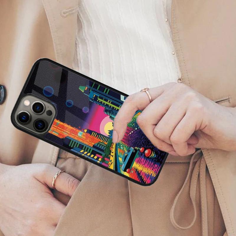City Pop Art At Night Magnetic Phone Case For APPLE iPhone 17 Air 16 14 13 12 Pro Max 15 Plus Wireless Charge With MagSafe Cover