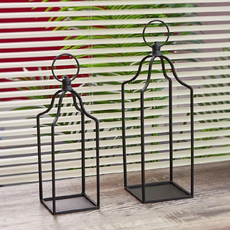 Metal Candle Holder Candlesticks Stand Holder Ornament for Birthday Gift