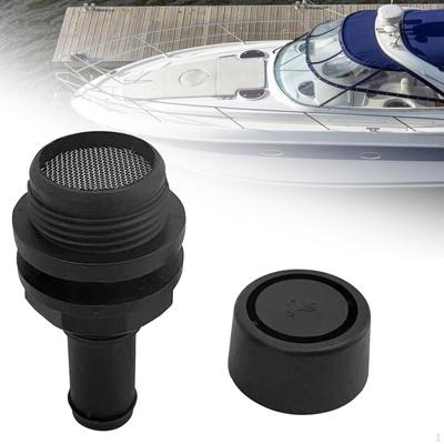 Fuel Gas Tank Vent Black Easy Installation Boat Professional Versatile Replacement