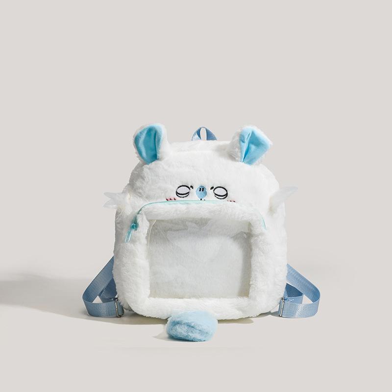 

Универсальный милый прозрачный рюкзак высокой ценности белый