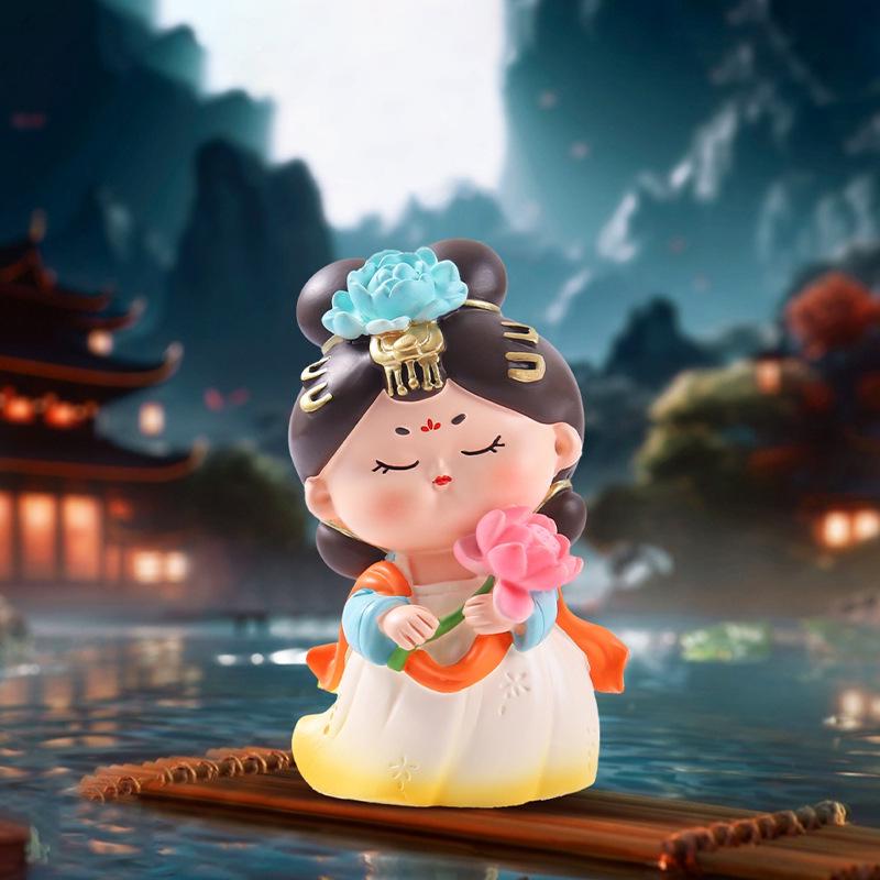 Ντουνχουάνγκ Ιπτάμενη Άψαρα Αρχαίο Στυλ Θεά Στολίδι Διακόσμηση Γραφείου