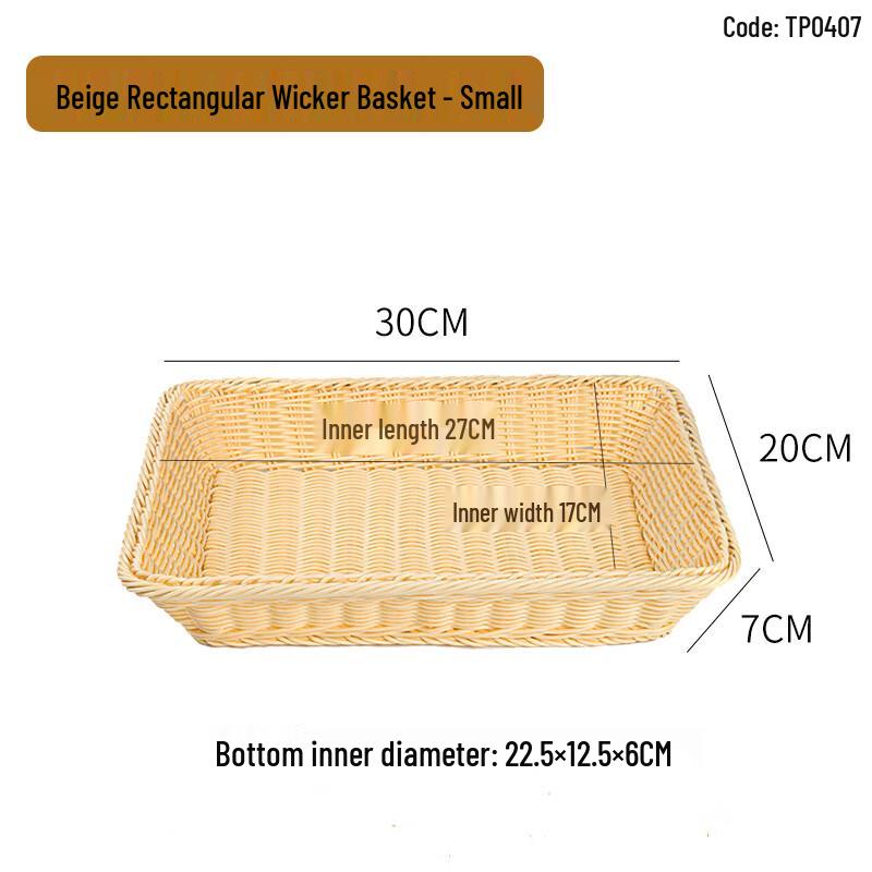 Yode Imitation Rattan Hotpot Food Serving Baskets
