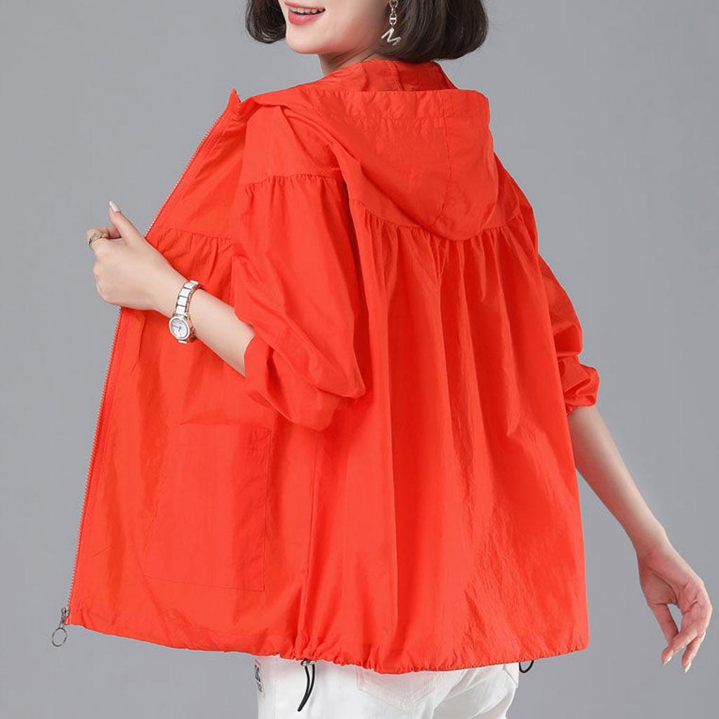 Women's Casual Solid Color Loose Clothing, Fashionable Cardigan Jacket Cardigan Jacket