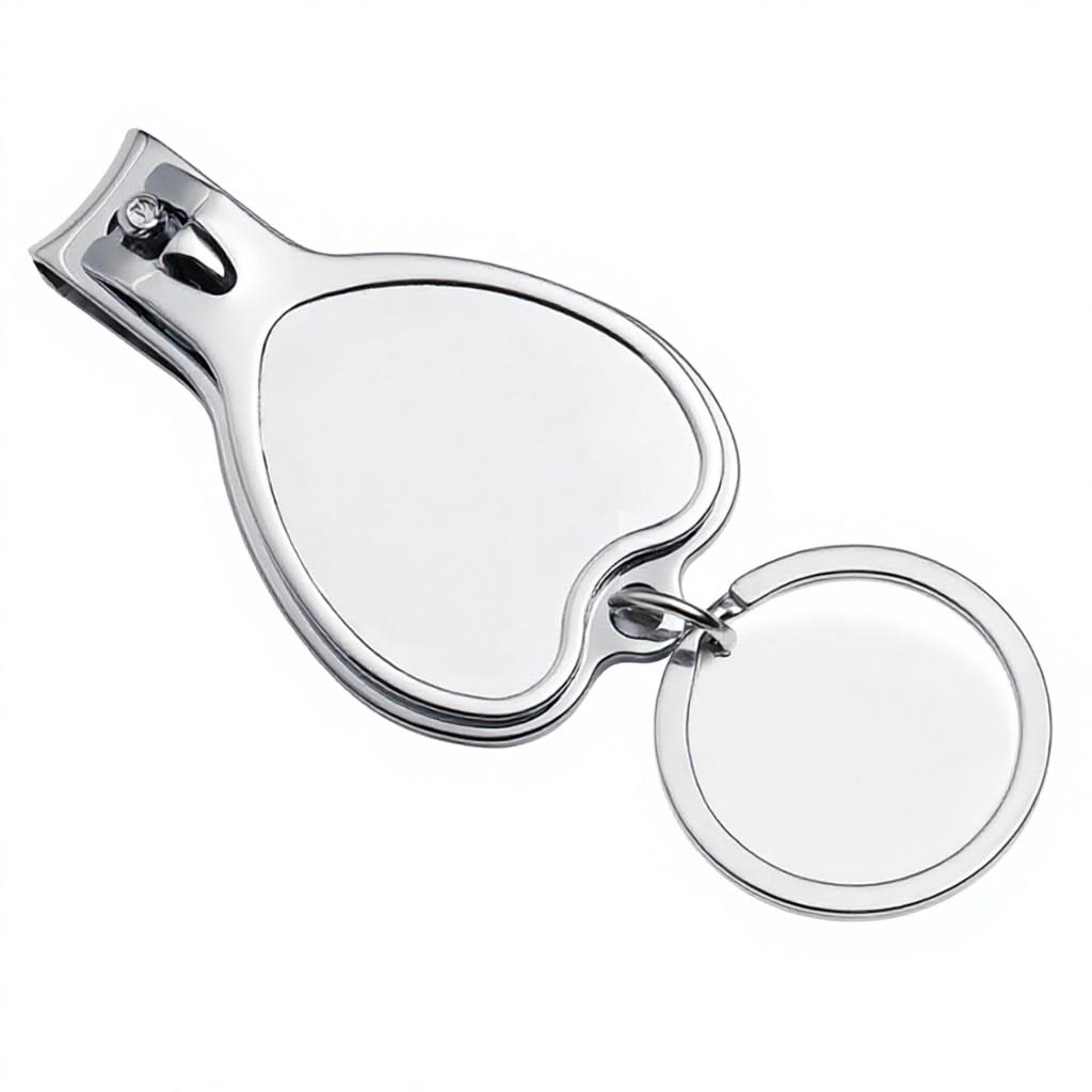 Custom Logo Stainless Steel 3 In 1 Nail Clipper Bottle Opener Keychain Multifunction Keychain for Company Gift