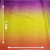 Wide 150cm Shiny Gradient Organza Fabric Glossy Thin Gauze Voile Fabric Diy Sewing Dress Hanfu Stage Costume Crafts Background